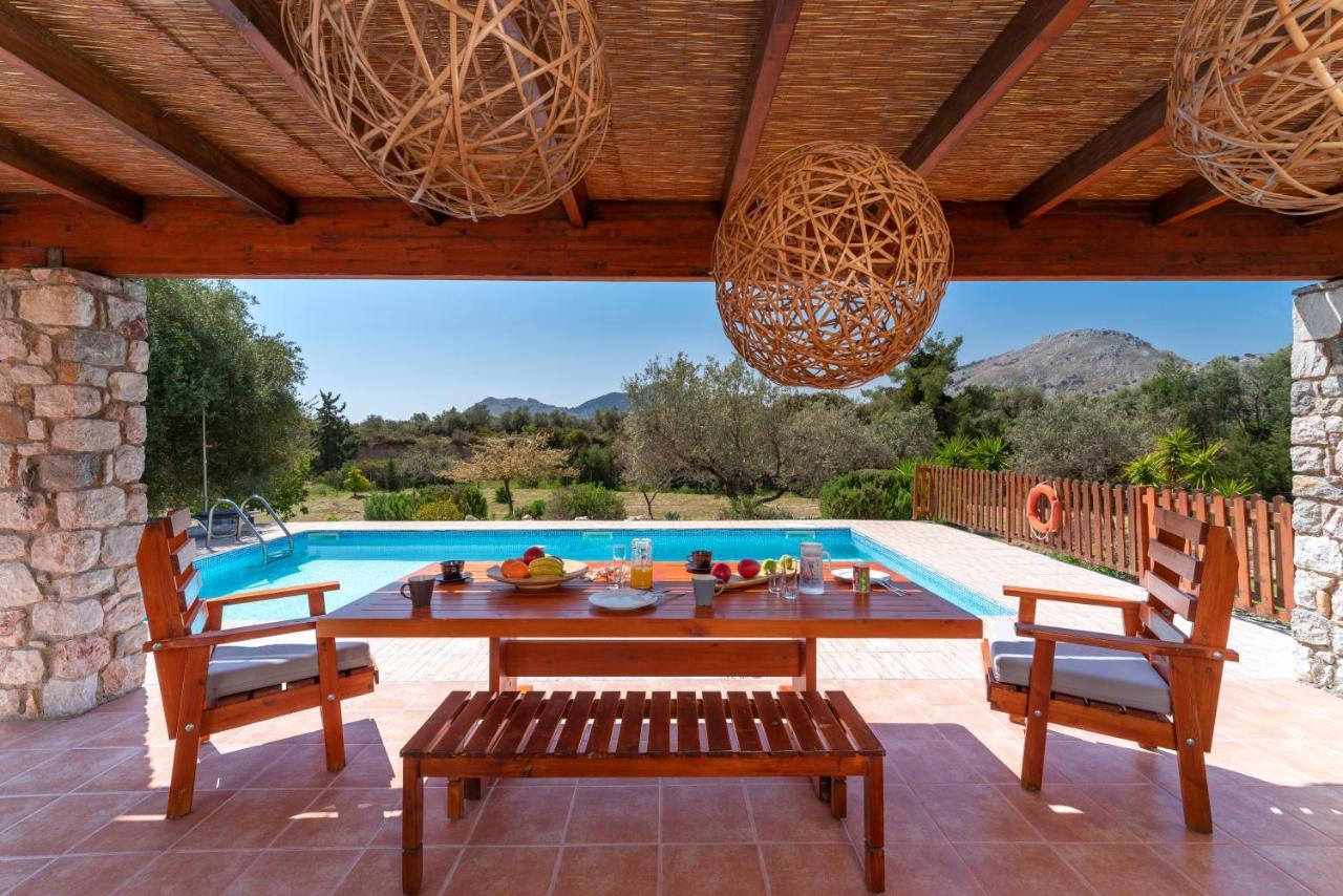 Olive Private Villa Swimming Pool 5 Bdr Kolymbia Rhodes Exterior foto