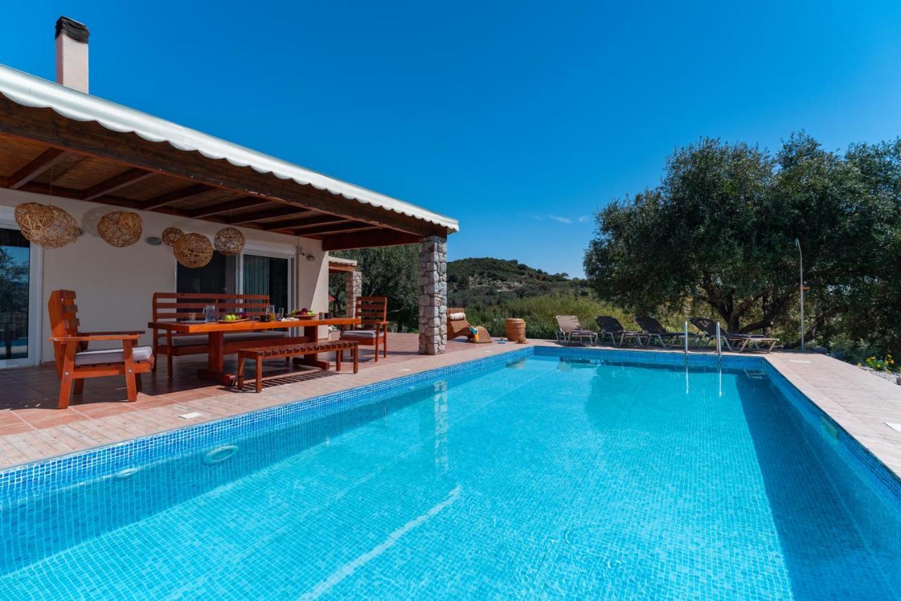 Olive Private Villa Swimming Pool 5 Bdr Kolymbia Rhodes Exterior foto