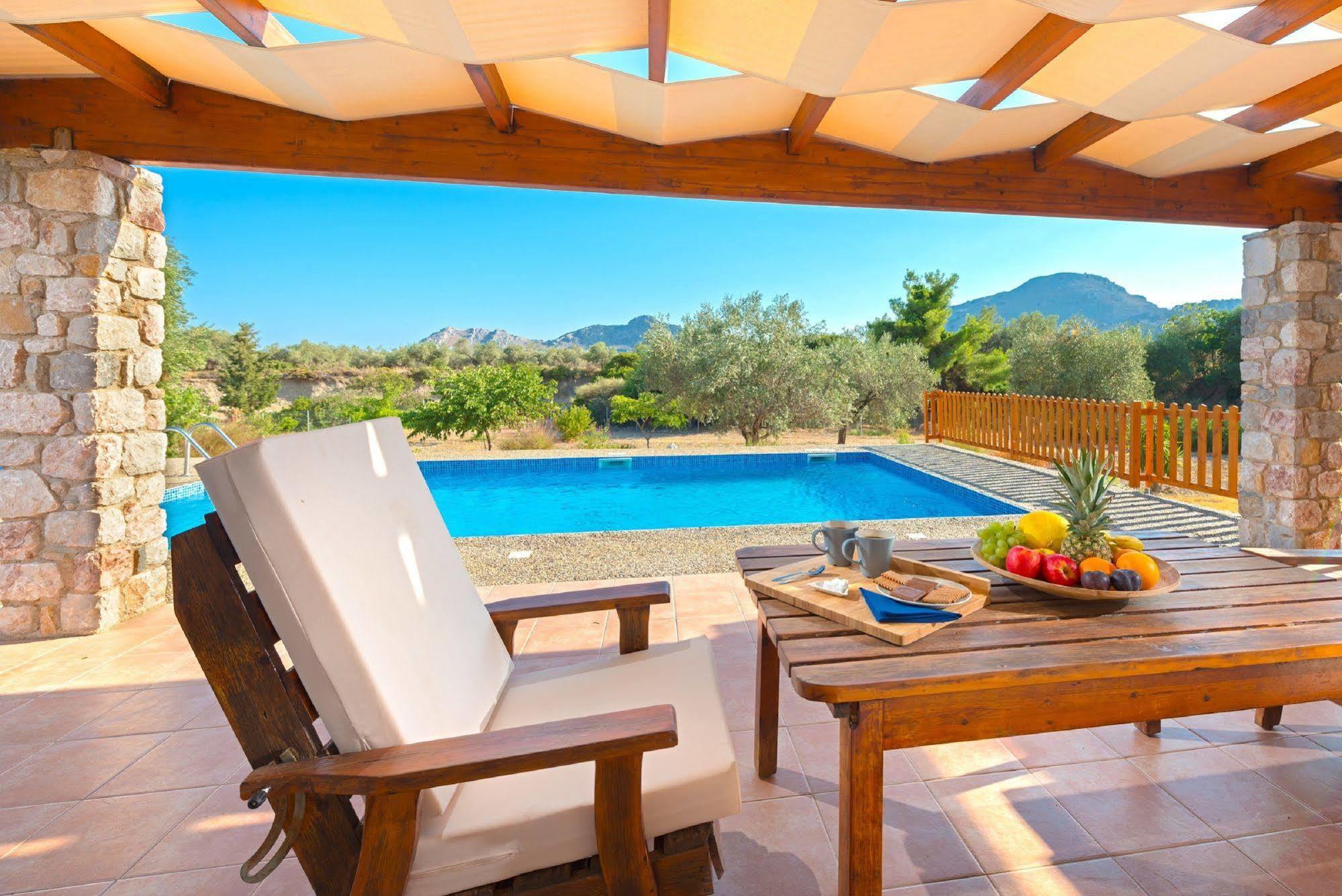 Olive Private Villa Swimming Pool 5 Bdr Kolymbia Rhodes Exterior foto