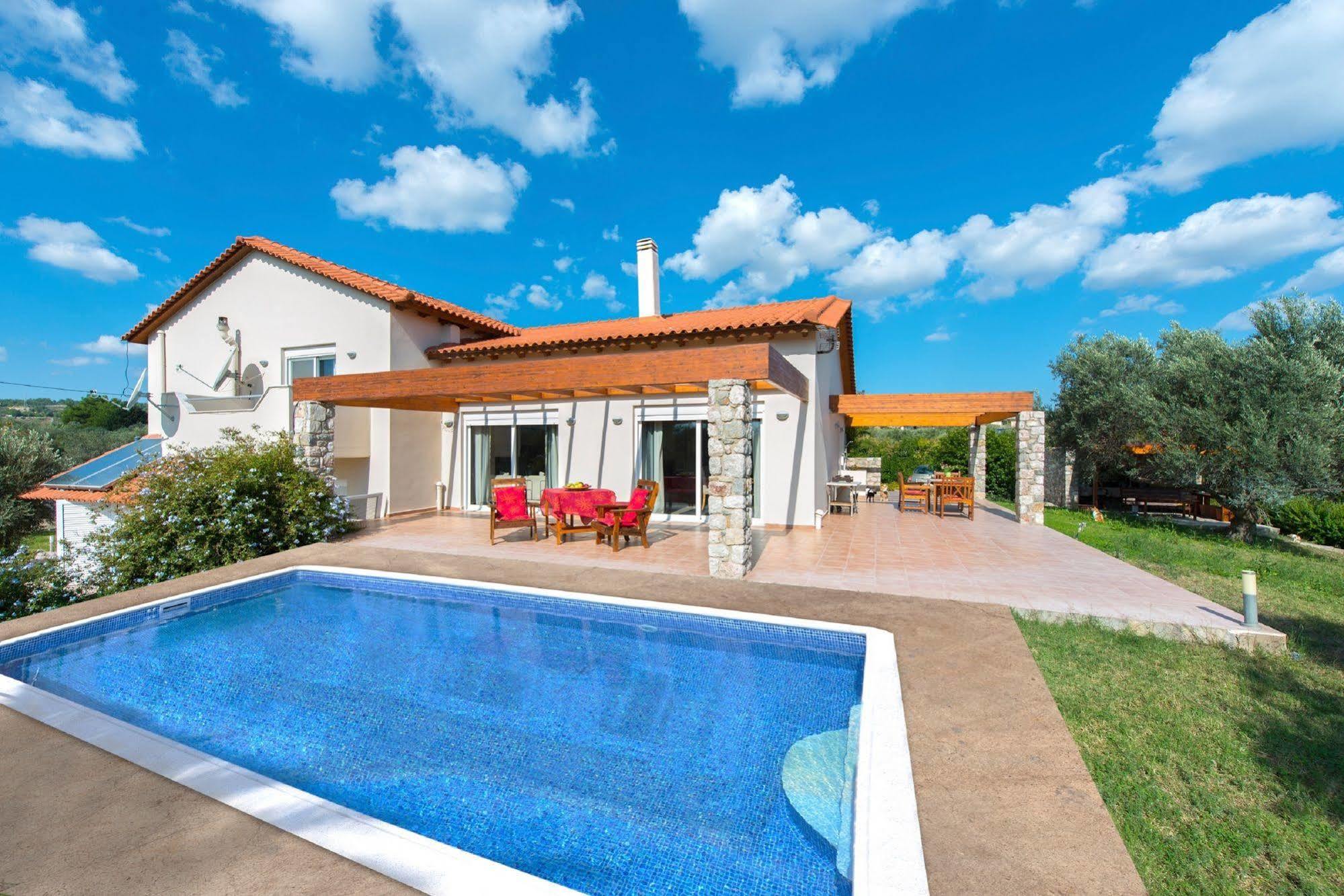 Olive Private Villa Swimming Pool 5 Bdr Kolymbia Rhodes Exterior foto